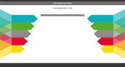 Desktop Screenshot of miniwebsites.com